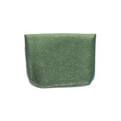 Petit porte-cartes cuir vert olive