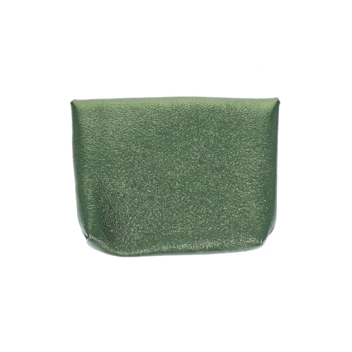 Petit porte-cartes cuir vert olive