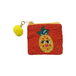 Petit porte-monnaie en perles ananas - Copacabana party !