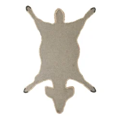 Petit tapis biche Francis marron