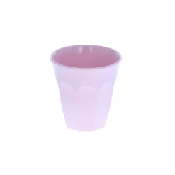 Petit verre en mélamine rose pâle