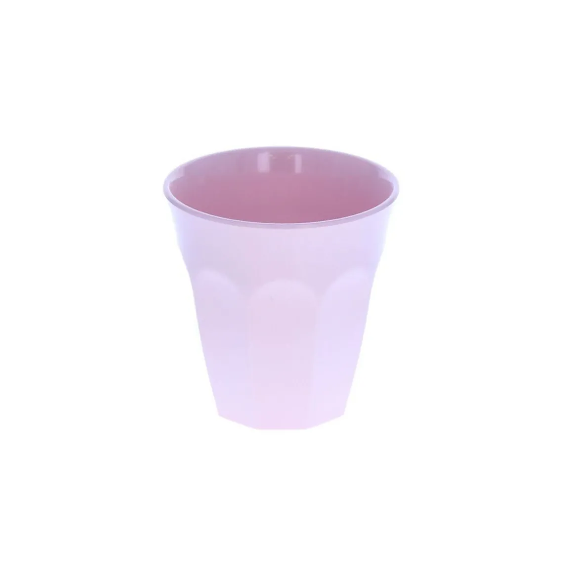 Petit verre en mélamine rose pâle