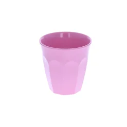 Petit verre en mélamine rose