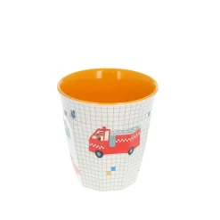 Petit verre en mélamine véhicules et chiens - Croquette
