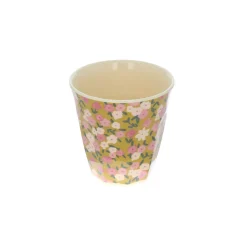 Petit verre mélamine myrtilles couleur moutarde