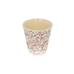 Petit verre mélamine myrtilles couleur rose