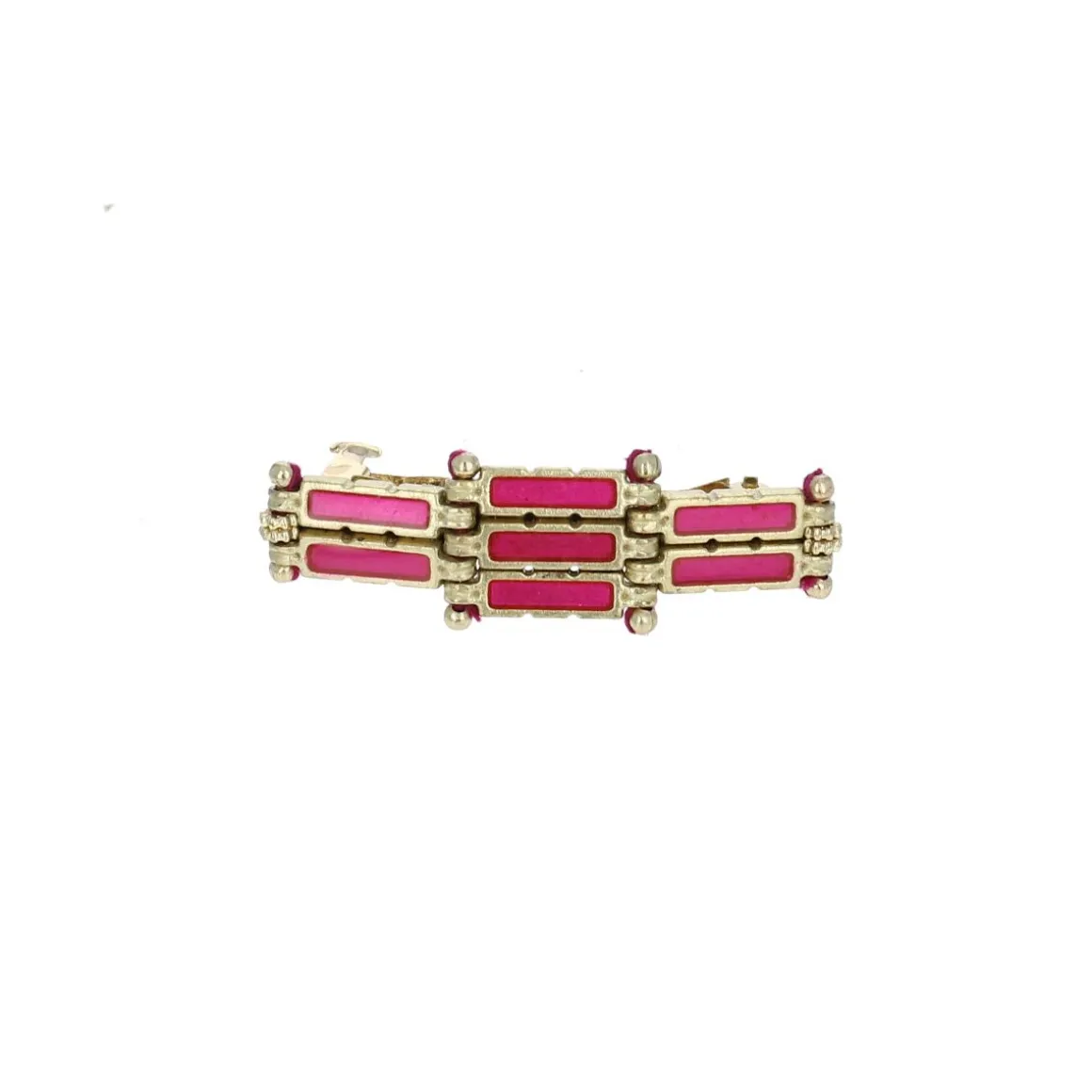 Petite barrette rose Arya - Mariage Indien