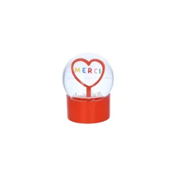 Petite boule à neige cœur Merci