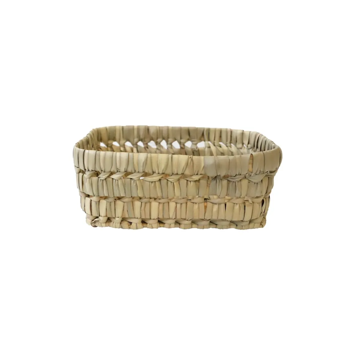 Petite corbeille en paille tressée