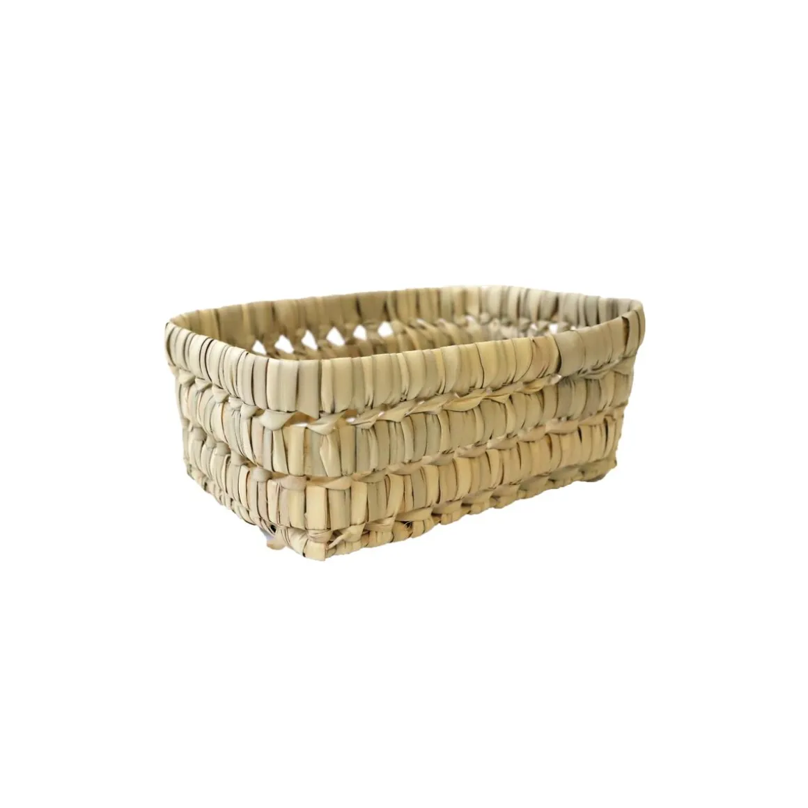 Petite corbeille en paille tressée