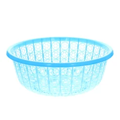 Petite corbeille ronde bleue
