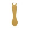 Petite cuillère en silicone lapin moutarde