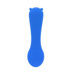 Petite cuillère en silicone ours bleu