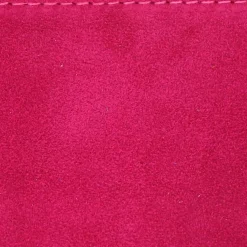 Petite pochette cuir rose foncé