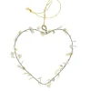 Petite suspension coeur sequins