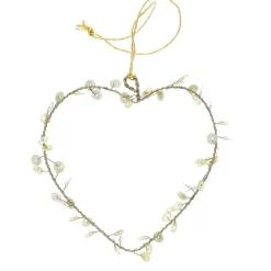 Petite suspension coeur sequins