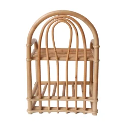 Petite étagère chevet en rotin