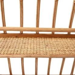 Petite étagère murale en rotin