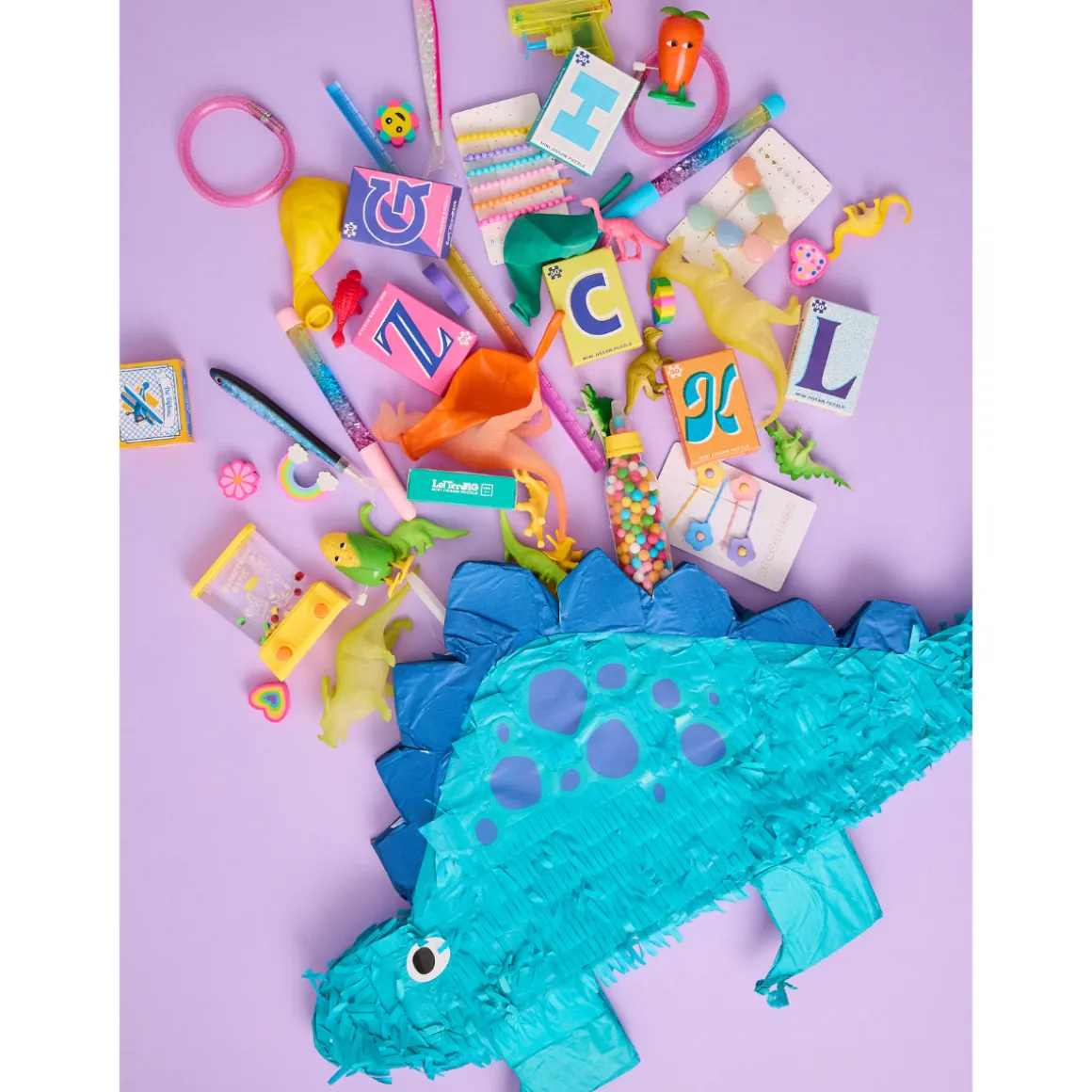 Piñata dinosaure bleu