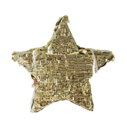 Pinata étoile dorée