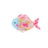 Pince à cheveux crabe poisson multicolore