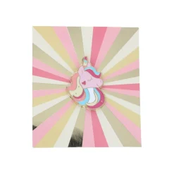 Pin's licorne multicolore