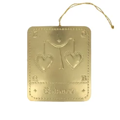 Plaque laiton astrologie Balance
