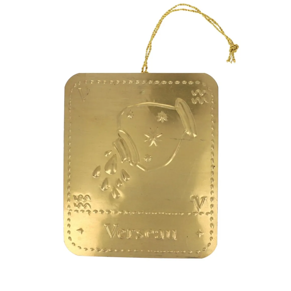Plaque laiton astrologie Verseau