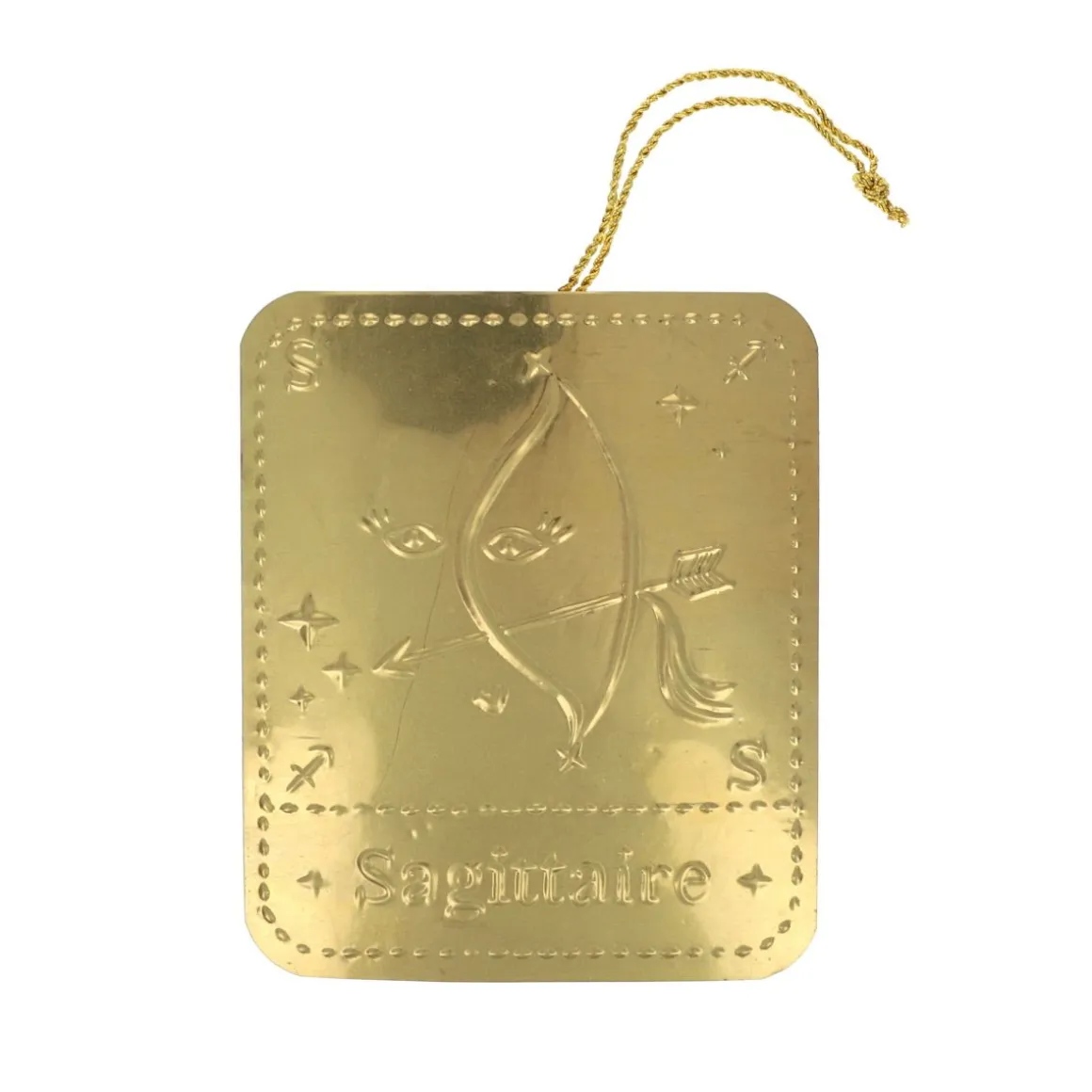 Plaque laiton astrologie Sagittaire