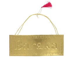 Plaque laiton "baraka"
