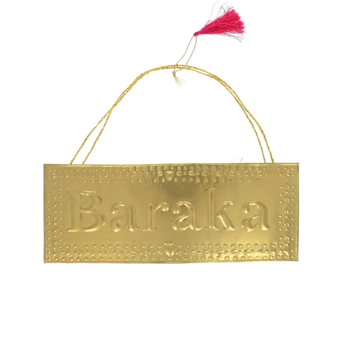 Plaque laiton "baraka"