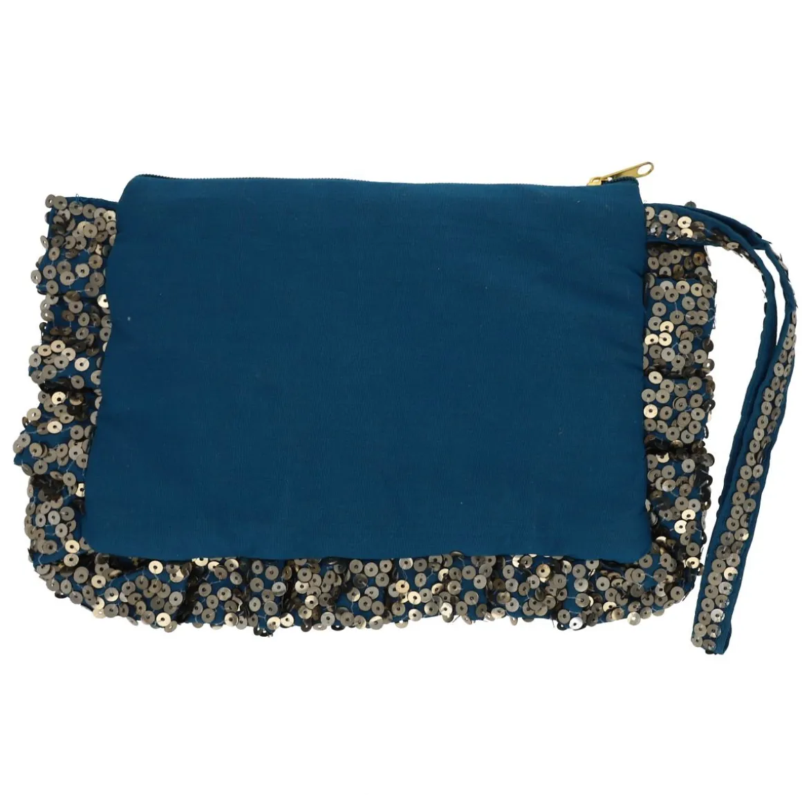 Pochette à sequins fleurs - Mariage Indien