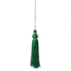 Pompon tassel vert émeraude