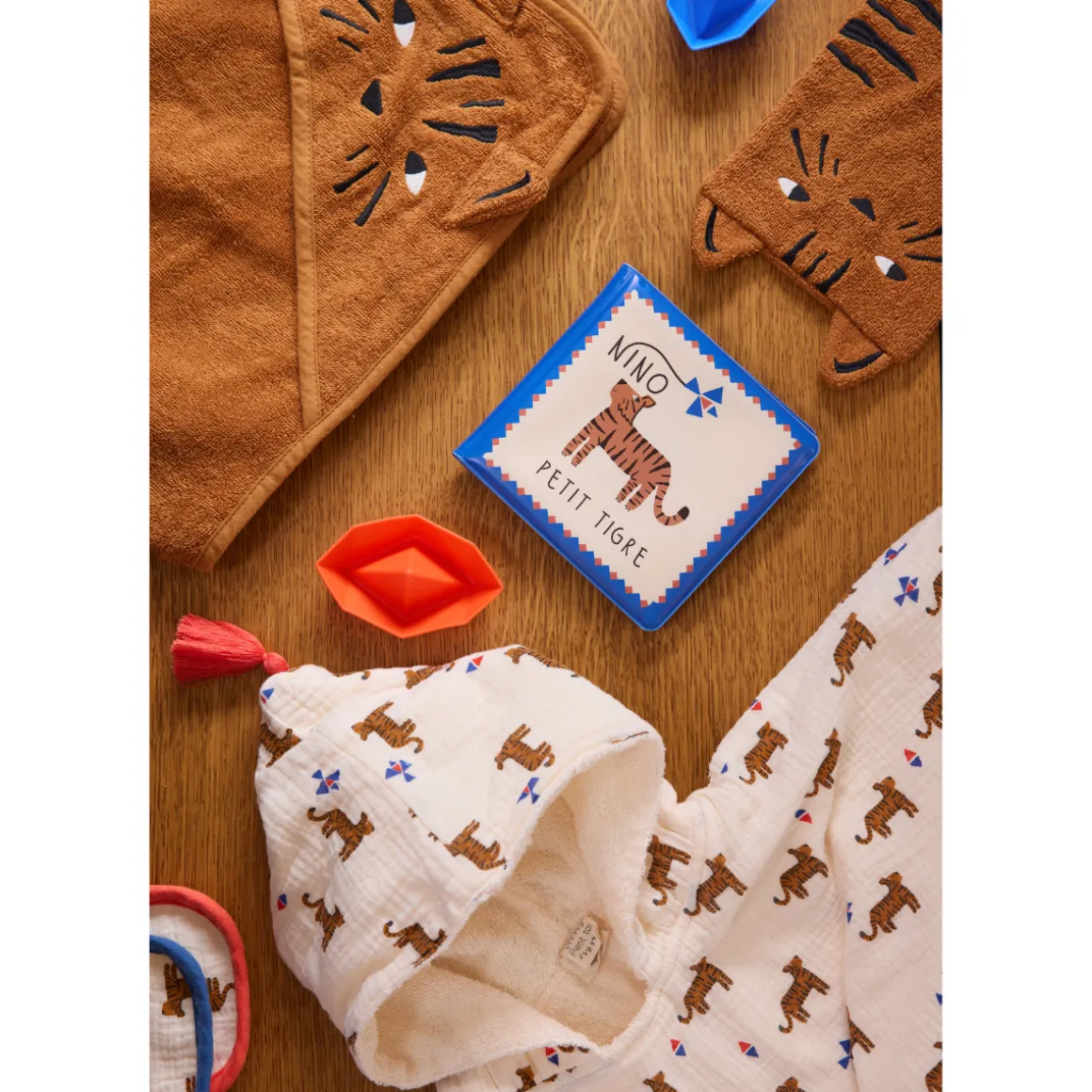 Poncho de bain tigres - Tigre du Bengale