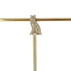 Porte bijoux en laiton doré