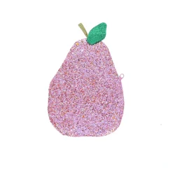 Porte monnaie glitter poire - Dans mon jardin