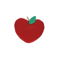 Porte monnaie pomme rouge à paillettes - Dans mon jardin