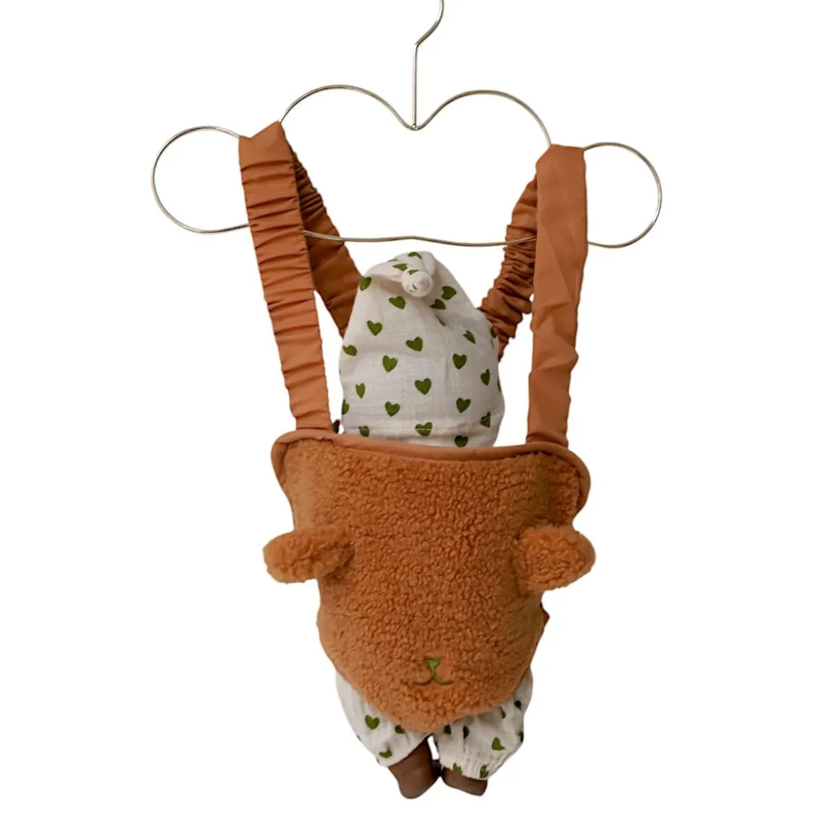 Porte poupée fausse fourrure - Bébé highland