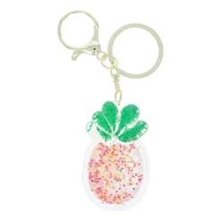 Porte-clés ananas pailleté