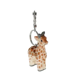 Porte-clés en bois girafe