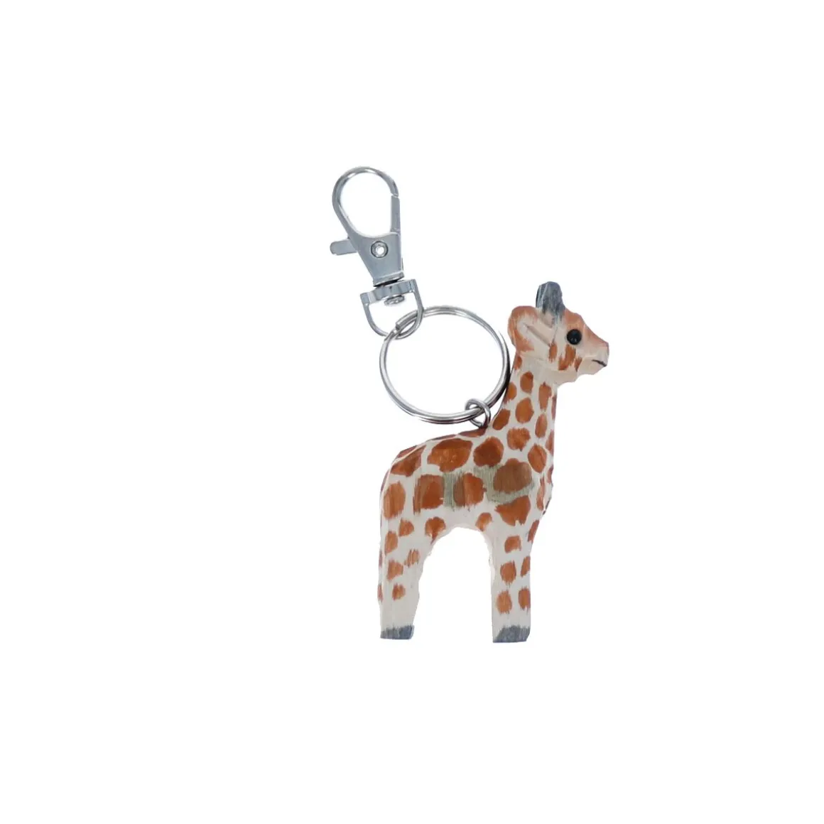 Porte-clés en bois girafe