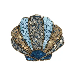 Porte-monnaie à sequins coquillage - Mariage Indien