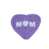 Porte-monnaie cœur lilas et blanc mom