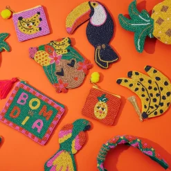 Porte-monnaie en perles bananes - Copacabana party !