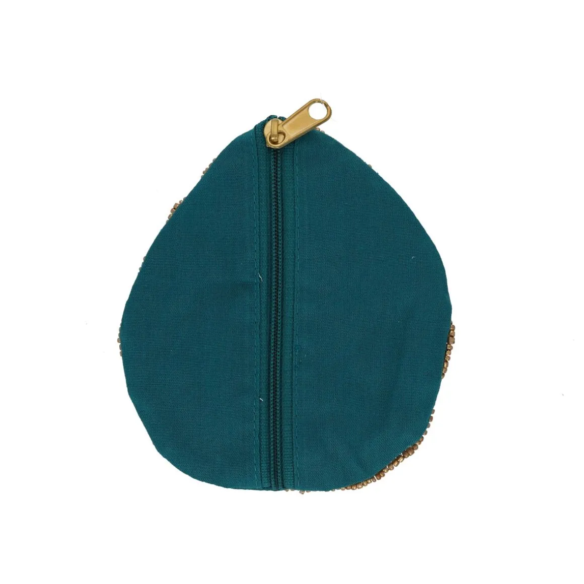 Porte-monnaie perles paon - Mariage Indien