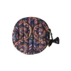 Porte-monnaie rond block print bleu - Mariage Indien