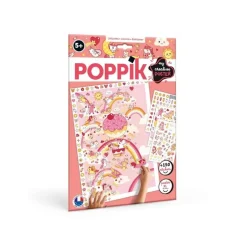 Poster créatif stickers licornes