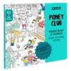 Poster géant à colorier Poney Club