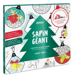 Poster géant à colorier sapin