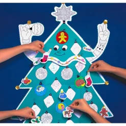Poster géant à colorier sapin